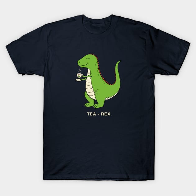 Tea Rex T-Shirt by coffeeman